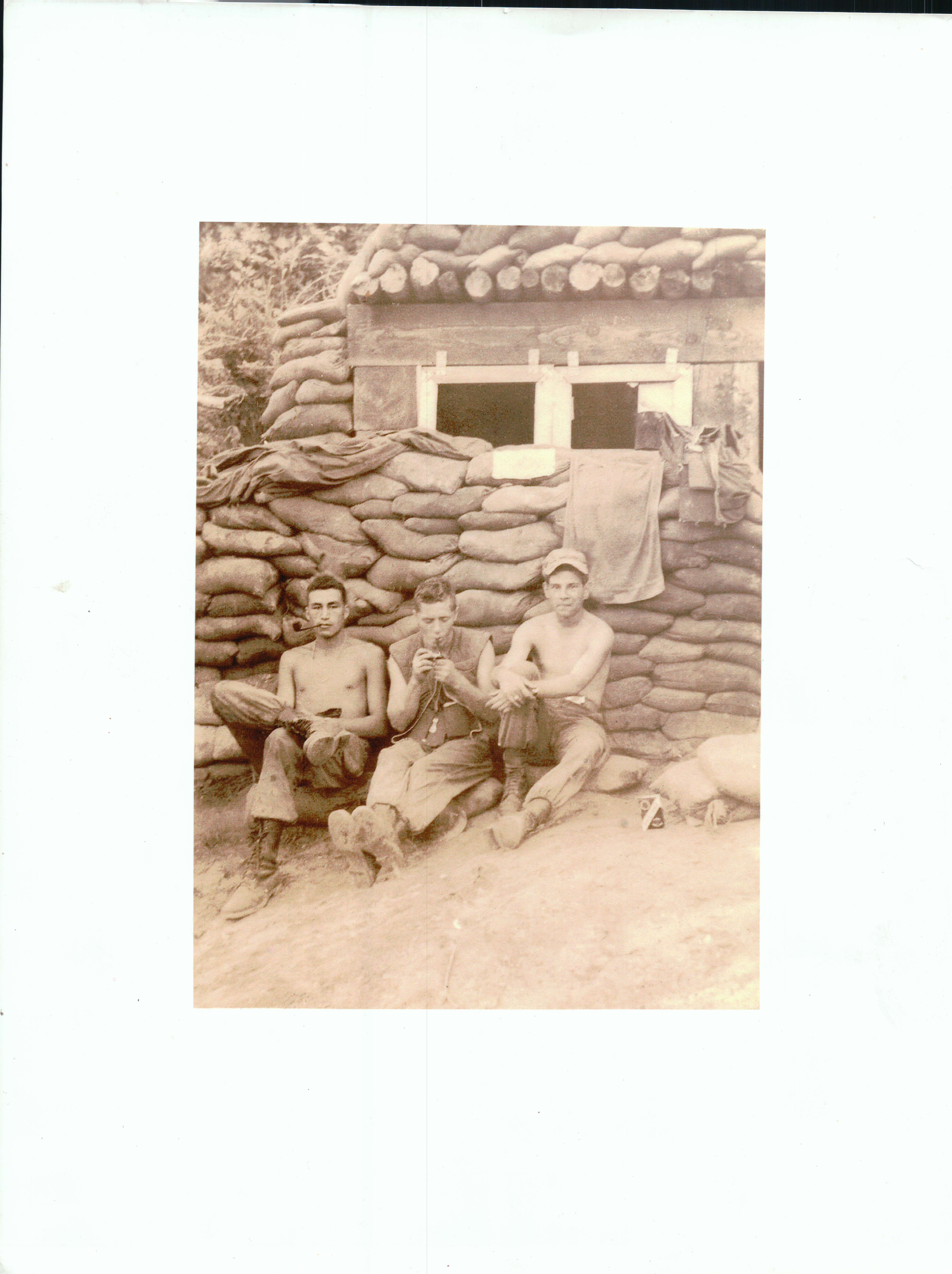 George Bruzgis Posing with Protected Building