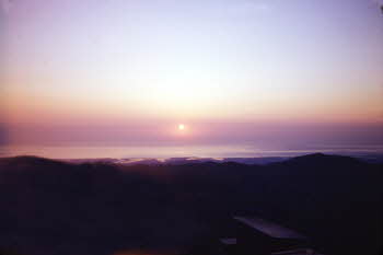 Sunrise towards Japan