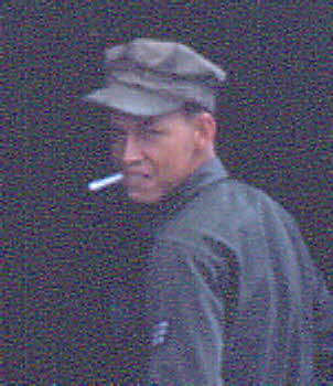 Smoking soldier
