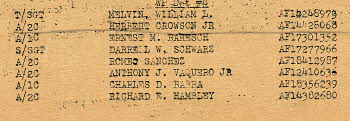 Travel order; names of Bert Crowson and Anthony Vaquero on it