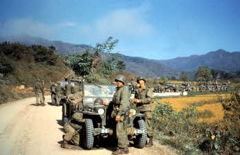 Convoy Stopped in Munsan