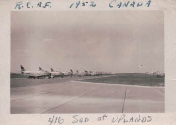 R.C.A.F 416 SQD. At uplands