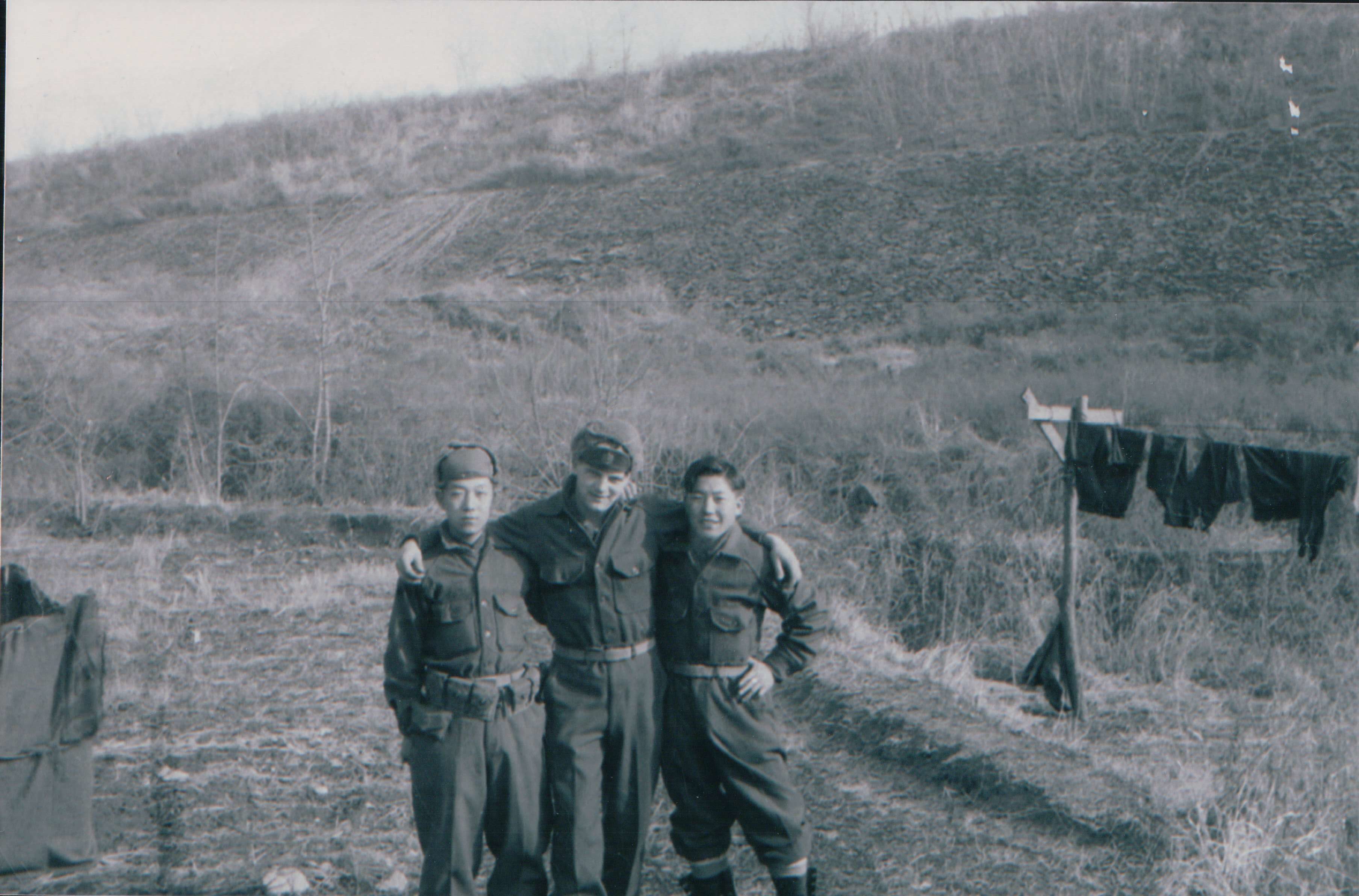 Ray Green with the ROK Soldiers