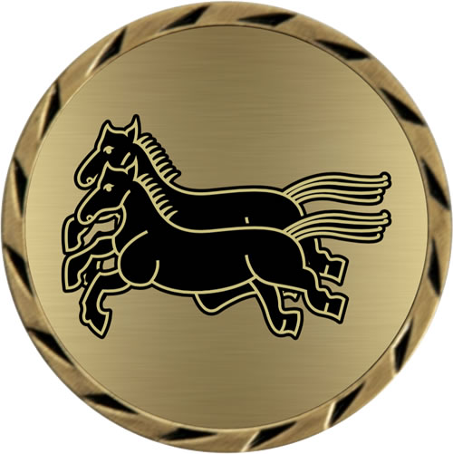 Two Horse Medal