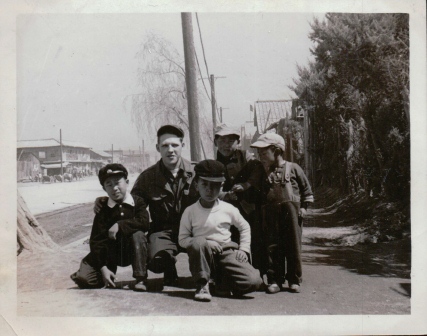Edward and some Korean kids	
