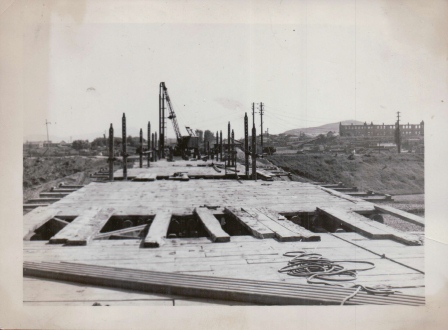 The construction field for bridge