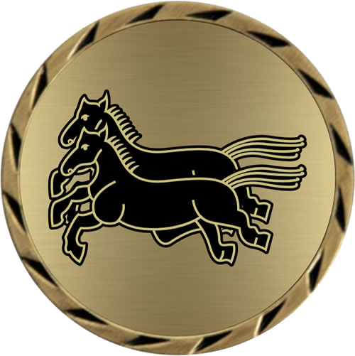 Two Horse Medal