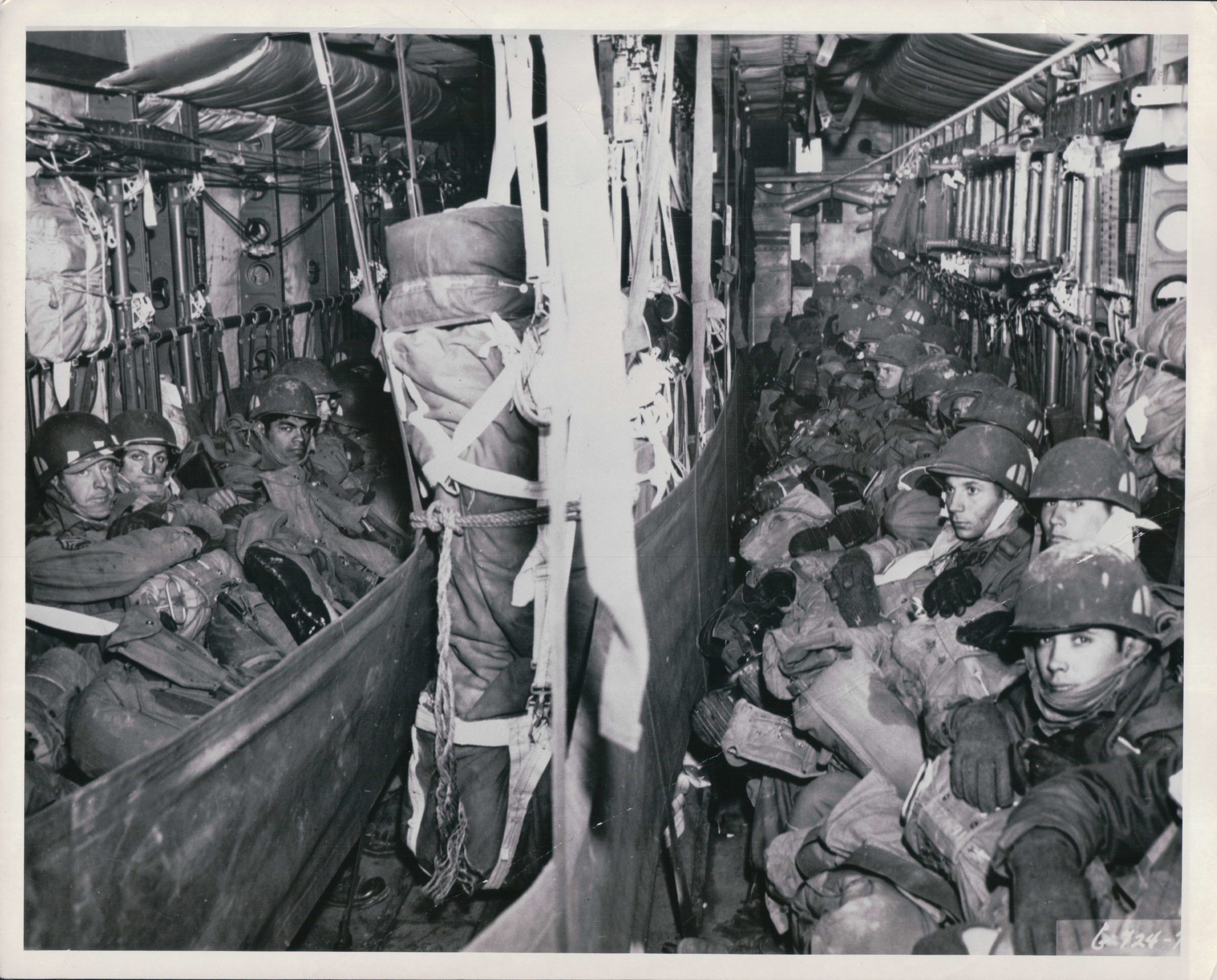 Troops Aboard Aircraft 
