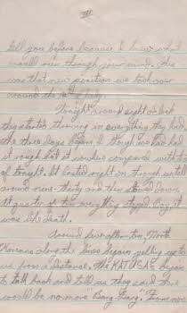 Victor Spaulding's Letter to His Family (3) 