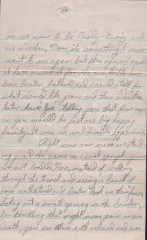 Victor Spaulding's Letter to His Family (4)