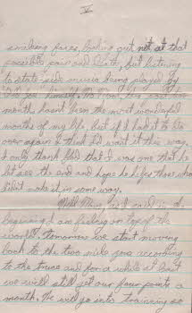 Victor Spaulding's Letter to His Family (5)