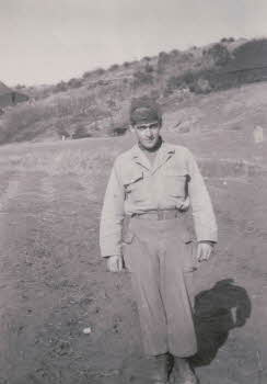 Victor Spaulding with His Back to Field