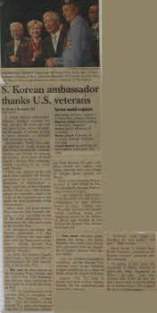 South Korean Ambassador Thanks U.S. Veterans