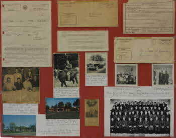 Korean War Documents and Photos Poster Board by Victor Spaulding (1)