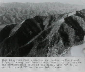 View from a Machine Gun Bunker on Heartbreak Ridge