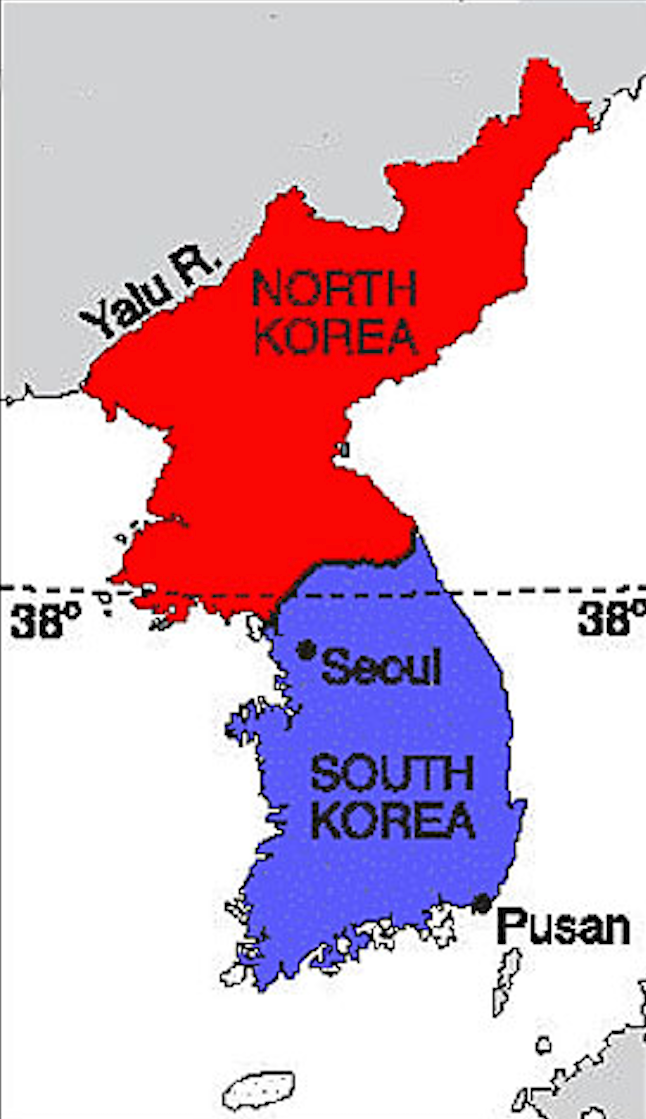 Korean War Map - 07/27/1953