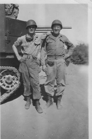 Al D'Agostino with Fellow Soldier