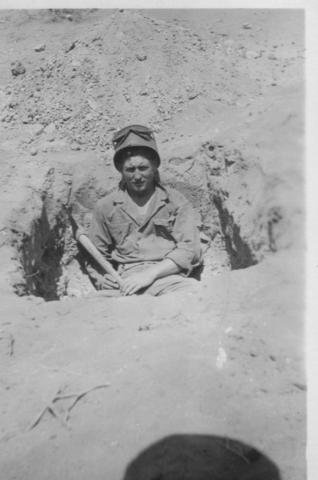 Soldier in Foxhole