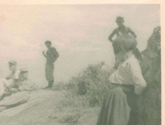 Soldiers with a Korean Woman