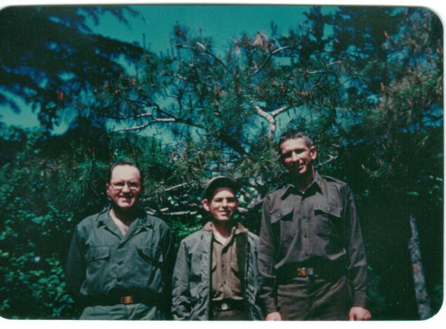 Color Photo of Three Soldiers