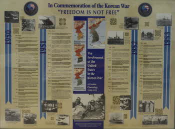 In commemoration of the Korean War 