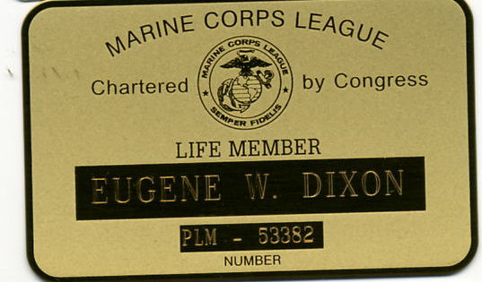 Marine Corps League Life Membership(Gold)