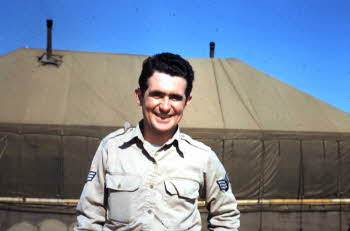 Edward Foely in military base