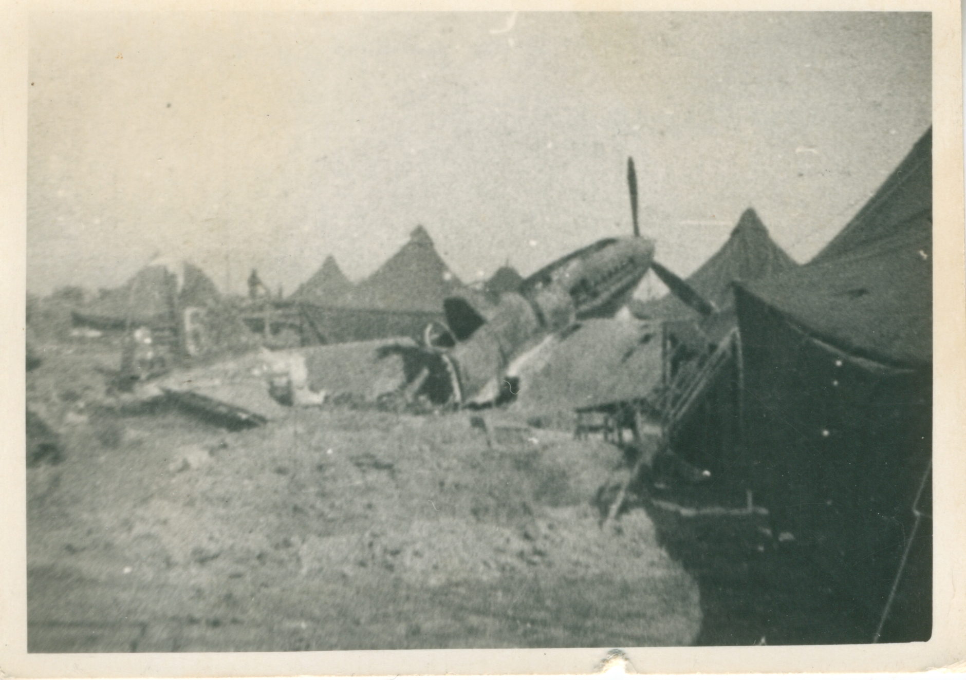 Destroyed Russian Yak Fighter
