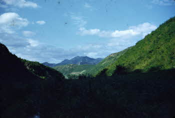 View of mountain under the shadow