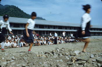 Korean school by U.S. military