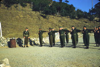 Soldiers getting trained