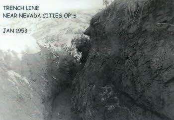 Trench Line near Panmunjeom named 'Nevada cities' by USMC