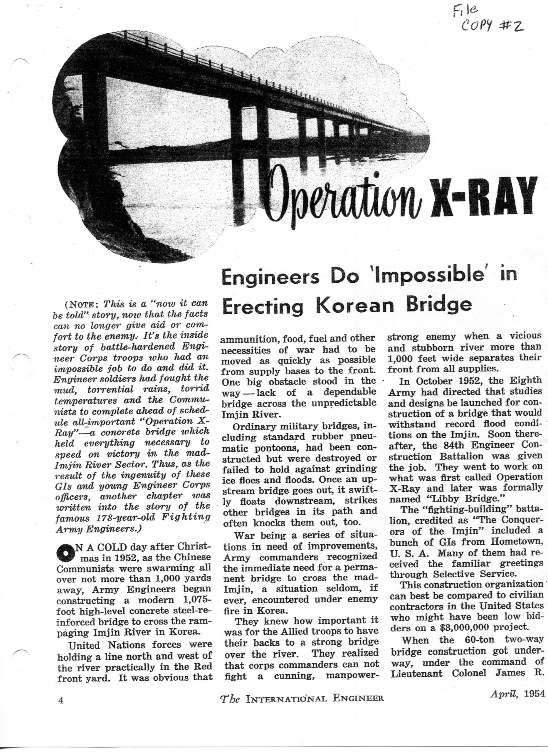 Operation X-Ray: Page 1