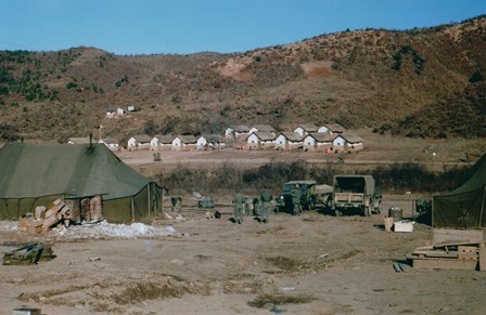 Village Near 17th REGT Area 1953