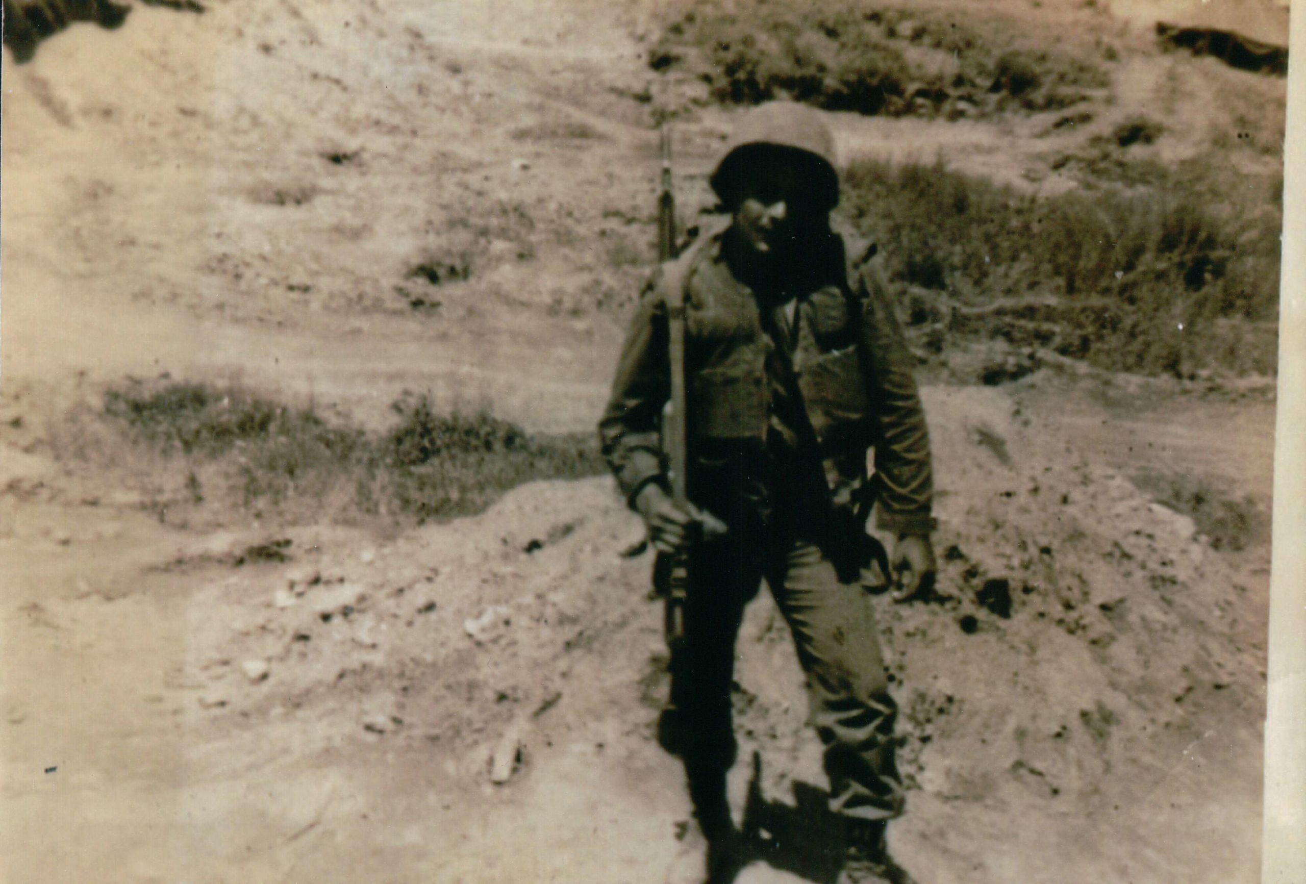 Paul Hockla while on outpost Elko-Vegas-Reno and Carson. Taken on May 29 1953, just before Memorial Day in Korea. 