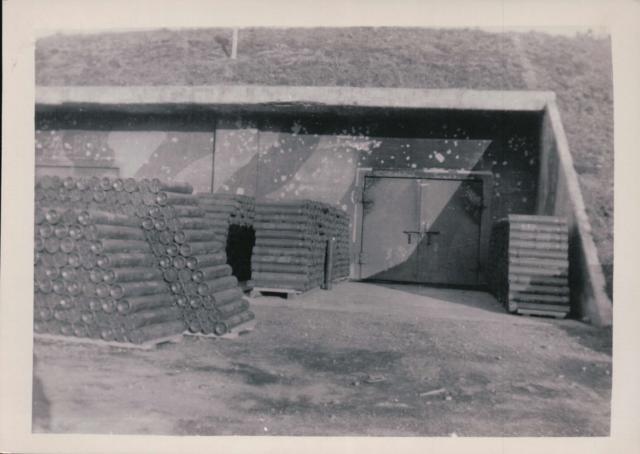 Ammo Dump with effect of American strafing during last war