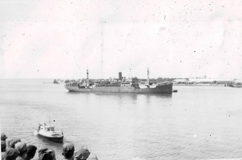 Ship Entering Honolulu