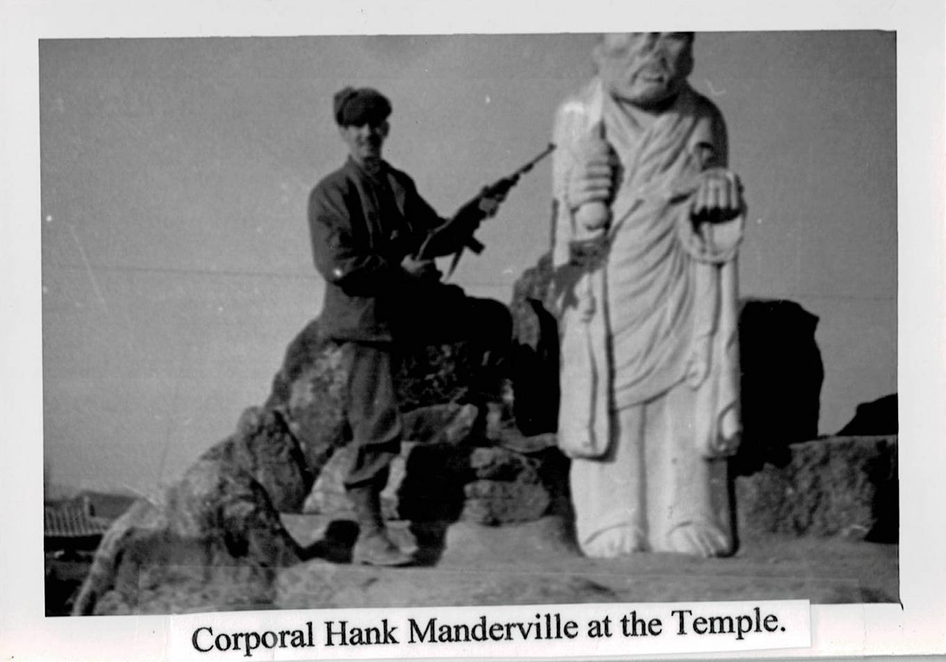 Corporal Hank Manderville at the Temple