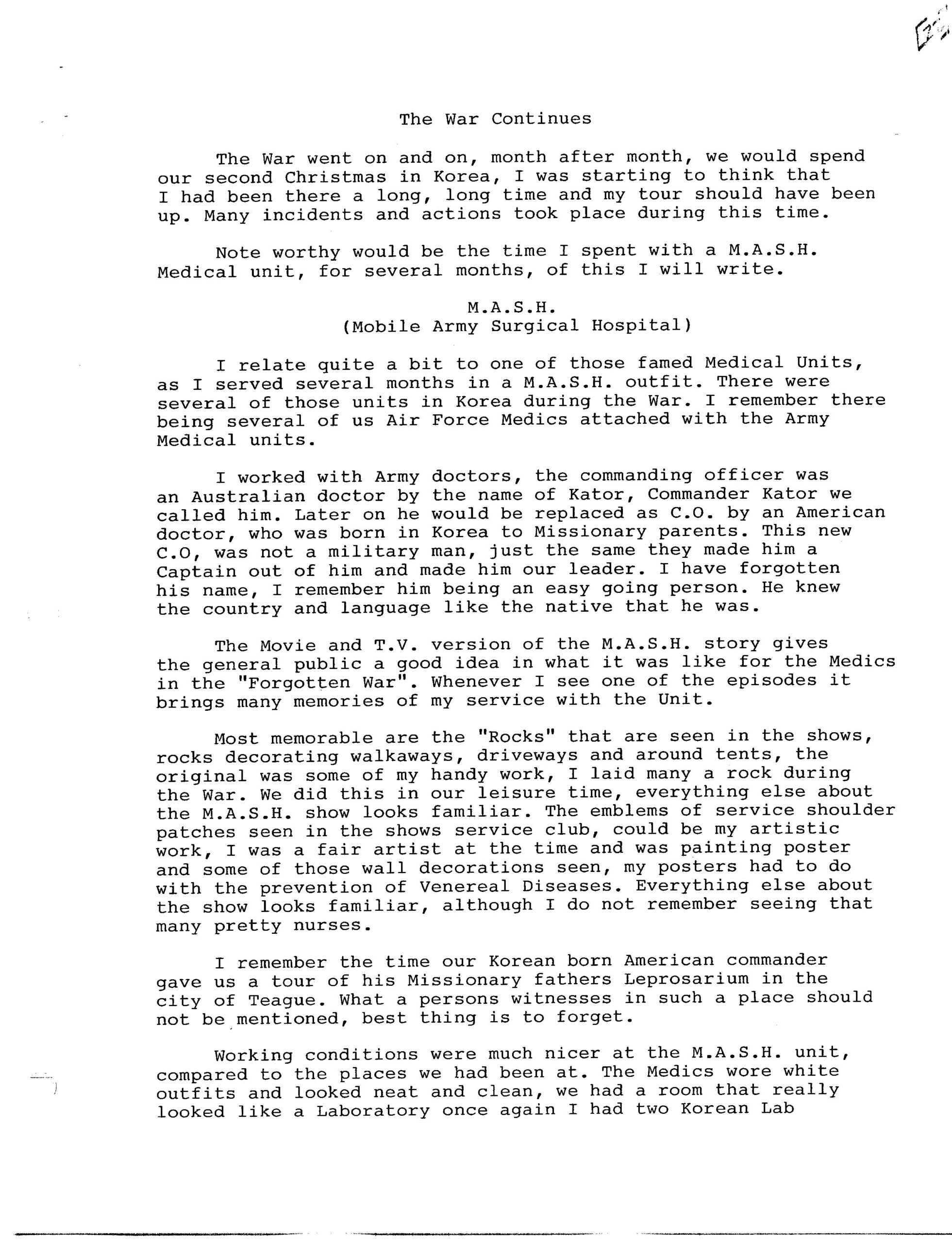 Image 23 of The Korean War Memorial and Memoirs of Service in the Forgotten War 