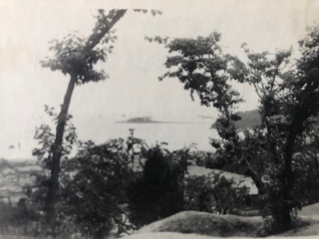 View by the Imjin river Well-hidden fort in the foreground Korea 1950-1951