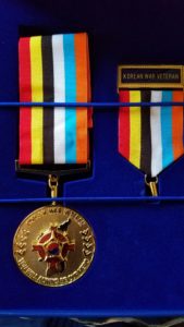 Ambassador of Peace Medal from South Korean Ambassador