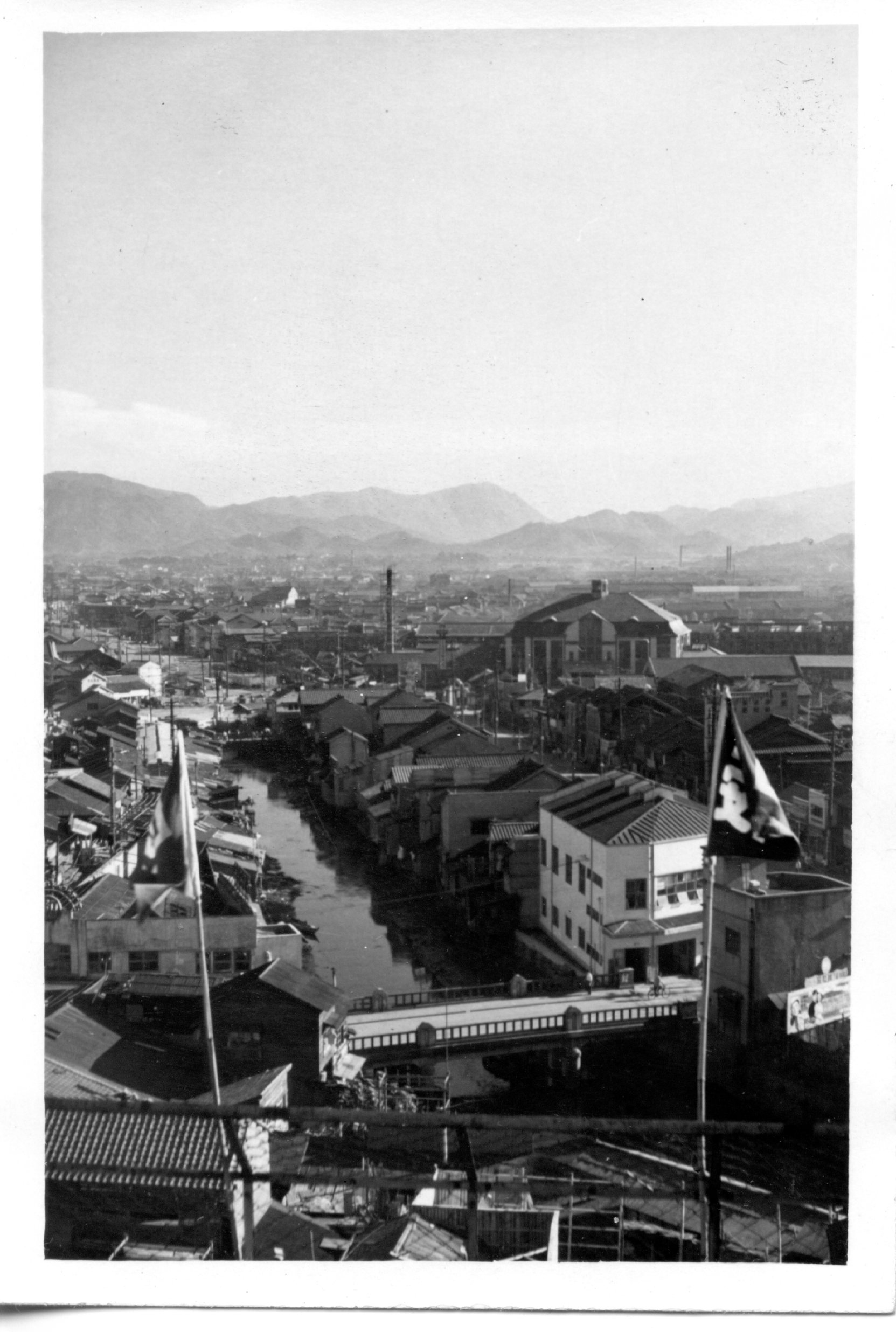 Birds eye view of Kukura,Japan (1952-9-20)