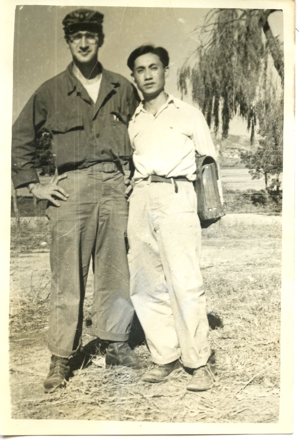Picture of a young man that we sponsored at Suwon, College